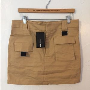 FashionNova heavy cargo mini skirt